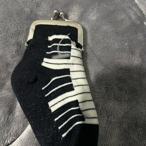Small sock-shaped coin purse
